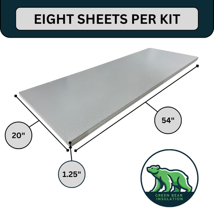 Garage Insulation Kit | High Density Foam | Laminated