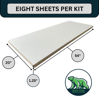 Garage Insulation Kit | Low Density Foam | Non-Laminated