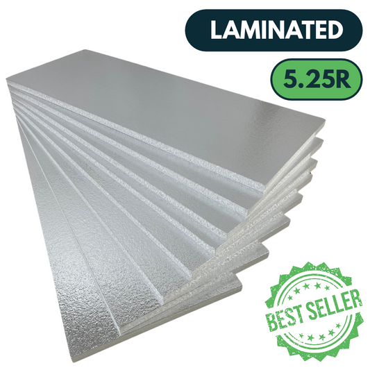 Garage Insulation Kit | 5.25R | Laminated | Foiled | 8 Panels