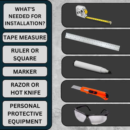 Garage Insulation Kit | High Density Foam | Laminated