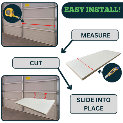 Garage Insulation Kit | Low Density Foam | Non-Laminated