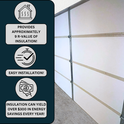 Garage Insulation Kit | High Density Foam | Laminated