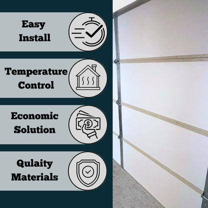 Garage Insulation Kit | Low Density Foam | Non-Laminated